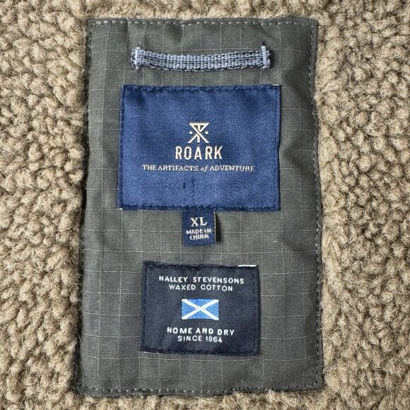 Roark x Halley Stevensons Axeman Jacket Men’s XL Dark Military Waxed Lined NEW - Picture 5 of 16